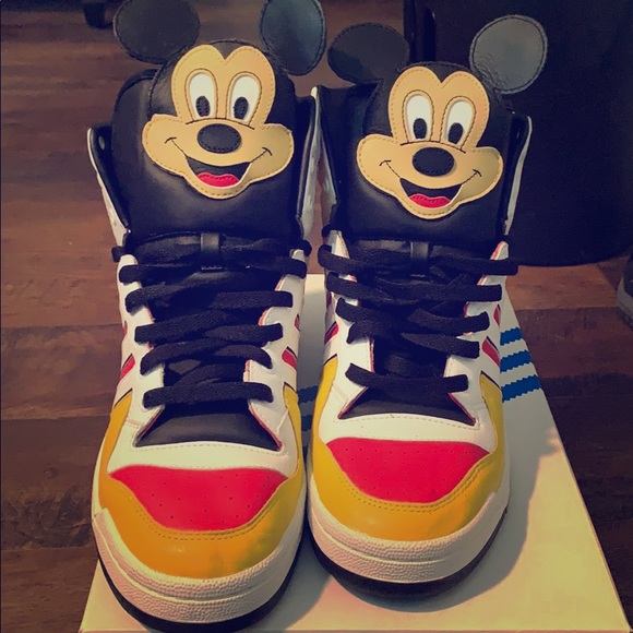 Jeremy Scott x Adidas Other - Authentic Jeremy Scott Mickey Mouse shoes sz 11.5